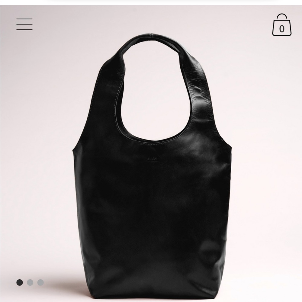 m0851 brown leather bag